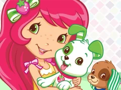 Žaidimas Strawberry Shortcake Puppy Care internete