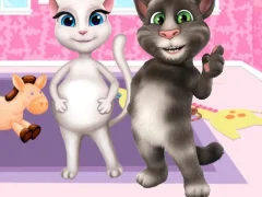 Žaidimas Preganat Kitty Room Decor internete