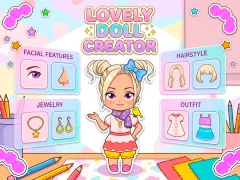 Žaidimas Lovely Doll Creator internete