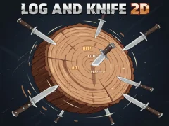 Žaidimas Log And Knife 2D internete