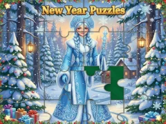 Žaidimas New Year Puzzles internete