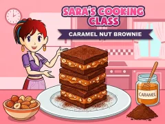 Žaidimas Sara`s Cooking Class Caramel Nut Brownie internete