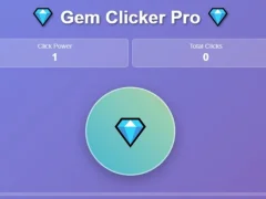Žaidimas Gem Clicker Pro internete