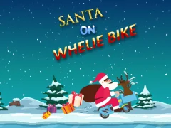 Žaidimas Santa On Wheelie Bike internete