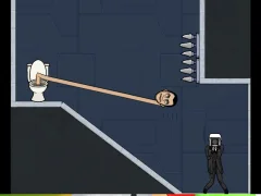 Žaidimas Skibidi Toilet Move Face internete