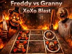 Žaidimas Freddy vs Granny XoXo Blast internete