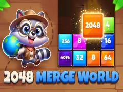 Žaidimas 2048 Merge World internete