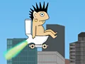 Žaidimas Rocket Toilet internete