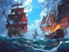 Žaidimas Pirate Ships: Build and Fight internete