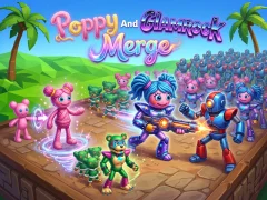 Žaidimas Poppy And Glamrock Merge internete