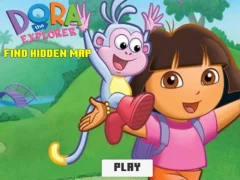 Žaidimas Dora the Explorer: Find Hidden Map internete