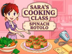 Žaidimas Sara’s Cooking Class Spinach Rotolo internete