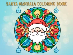 Žaidimas Santa Mandala Coloring Book internete