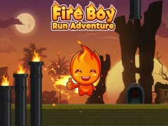 Žaidimas Fire Boy Run Adventure internete