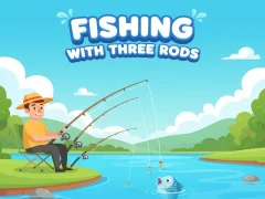 Žaidimas Fishing With Three Rods internete