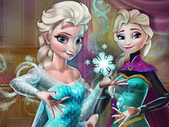Žaidimas Elsa Secret Transform internete