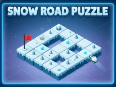 Žaidimas Snow Road Puzzle internete