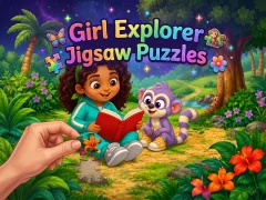 Žaidimas Girl Explorer Jigsaw Puzzles internete