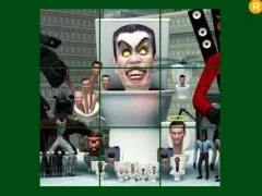 Žaidimas Skibidi Toilet Sliding Puzzle internete
