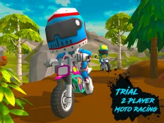 Žaidimas Trial 2 Player Moto Racing internete