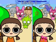 Žaidimas Sprunki and Squid Game Difference internete