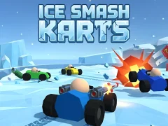 Žaidimas Ice Smash Karts internete