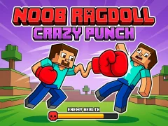 Žaidimas Noob Ragdoll: Crazy Punch internete