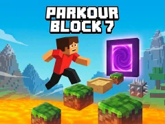 Žaidimas Parkour Block 7 internete