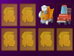 Žaidimas Cartoon Trucks Memory internete