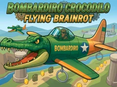 Žaidimas Bombardiro Crocodilo Flying Brainrot internete