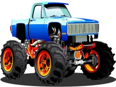 Žaidimas Monster Truck Puzzle internete