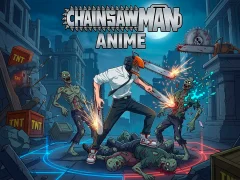Žaidimas Chainsaw Man Anime internete