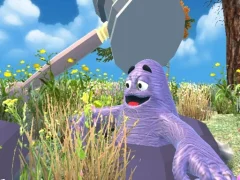 Žaidimas Wack a Grimace Shake internete