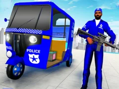Žaidimas Police Auto Rickshaw Taxi internete