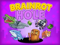 Žaidimas Brainrot Hole internete