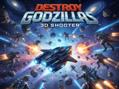 Žaidimas Destroy Godzillas: 3D Shooter internete