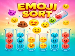 Žaidimas Emoji Sort internete