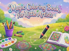 Žaidimas Magic Coloring Book for Little Artists internete