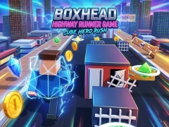 Žaidimas Boxhead Highway Runner Game internete