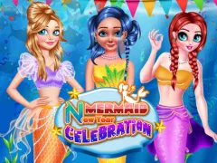 Žaidimas Mermaid New Year Celebration internete
