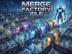Žaidimas Merge Factory Idle internete