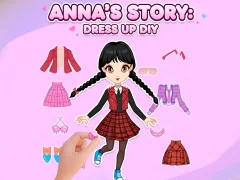 Žaidimas Anna's Story: Dress Up DIY internete