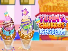 Žaidimas Yummy Churros Ice Cream internete