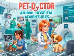 Žaidimas Pet Doctor Animal Hospital Adventure internete