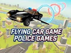Žaidimas Flying Car Game Police Games internete
