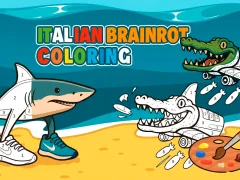 Žaidimas Italian Brainrot Coloring internete