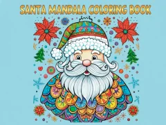 Žaidimas Santa Mandala Coloring Pages internete