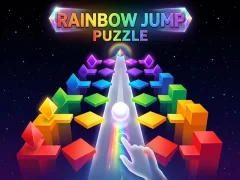 Žaidimas Rainbow Jump Puzzle internete