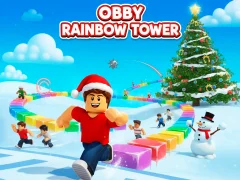 Žaidimas Obby Rainbow Tower internete