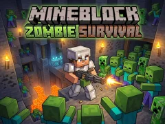 Žaidimas Mineblock Zombie Survival internete